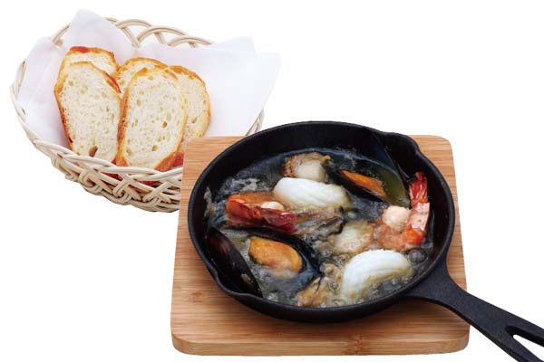 シーフードアヒージョ