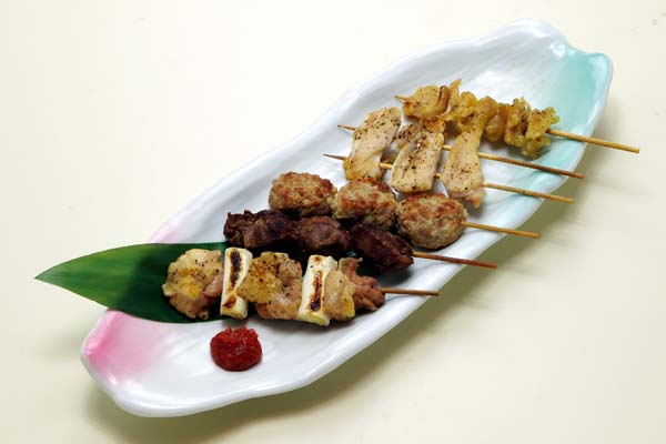焼鳥盛合せ(5本)