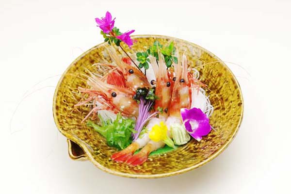 ボタン海老刺身